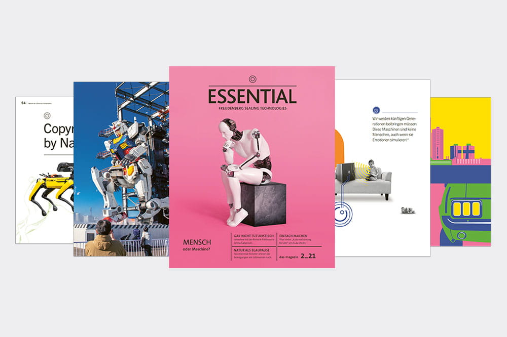 Mockup der Zeitschrift ESSENTIAL Ausgabe November 2021